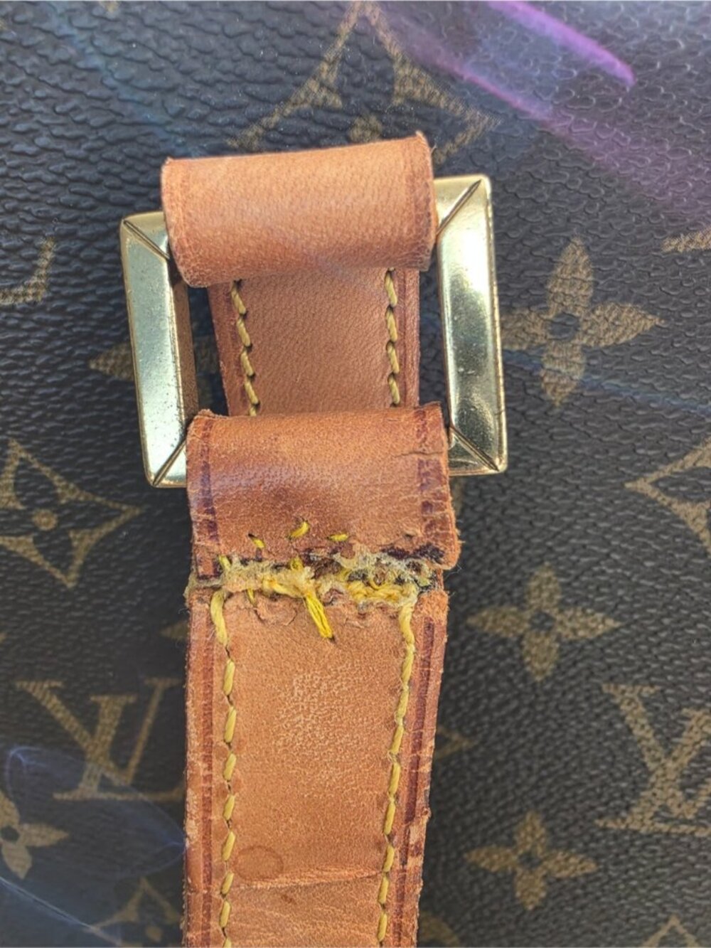 Authntic Louis Vuitton Brown Monogram Canvas Zip Tote Shoulder Bag Large - Picture 12 of 14